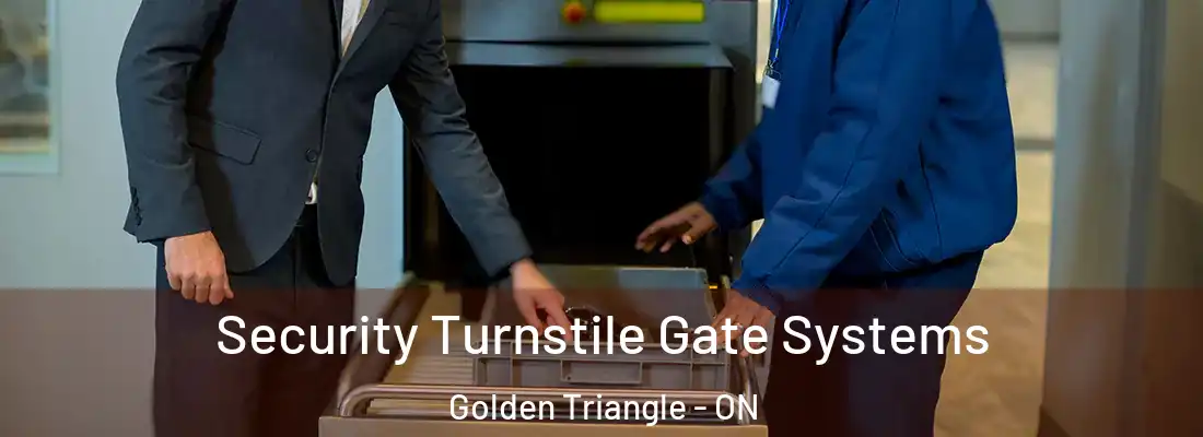  Security Turnstile Gate Systems Golden Triangle - ON