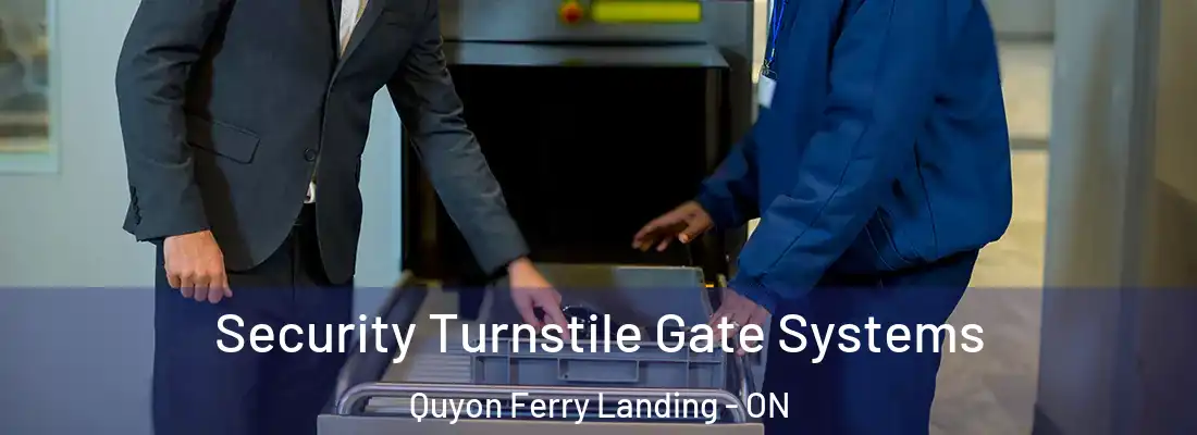  Security Turnstile Gate Systems Quyon Ferry Landing - ON