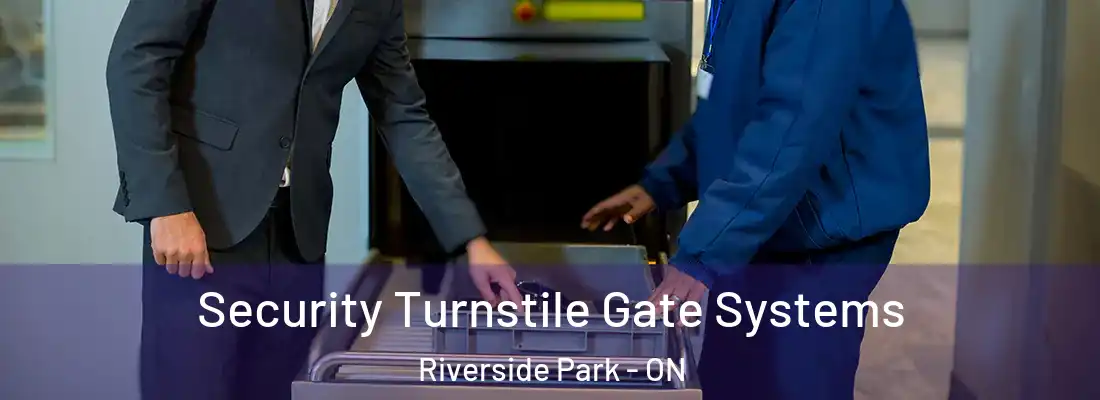  Security Turnstile Gate Systems Riverside Park - ON
