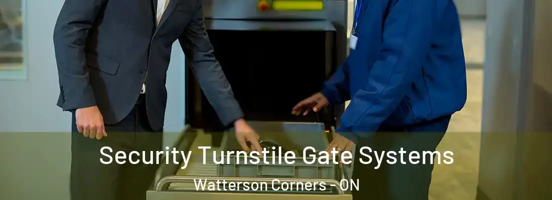  Security Turnstile Gate Systems Watterson Corners - ON