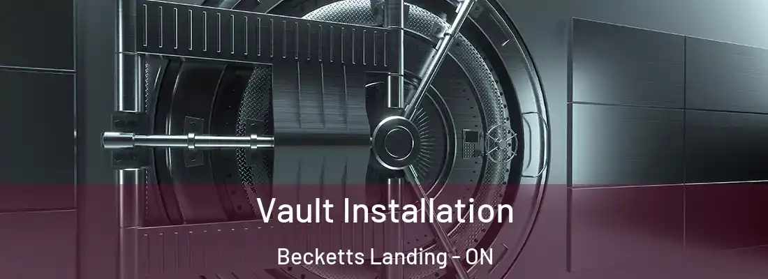  Vault Installation Becketts Landing - ON