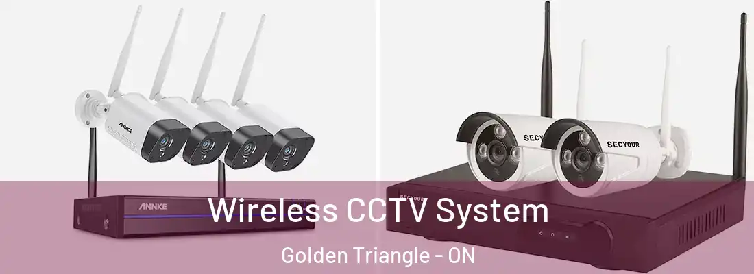  Wireless CCTV System Golden Triangle - ON