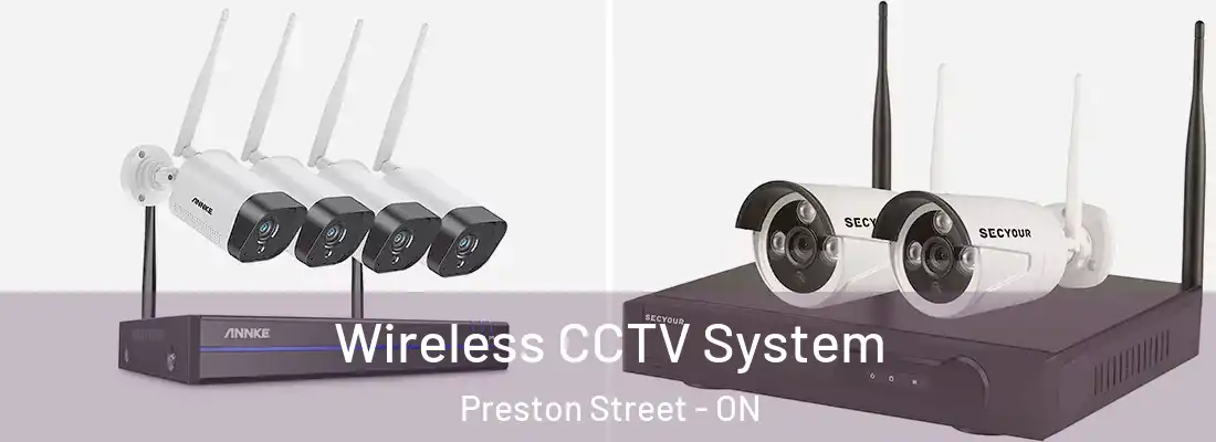  Wireless CCTV System Preston Street - ON